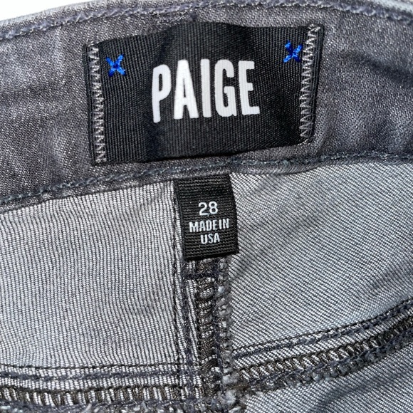 Gray PAIGE Verdugo Ultra Skinny Jeans - Picture 7 of 11